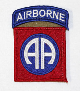 PATCH 82ND ABN W/TAB COLOR - P-82NDABWT-C