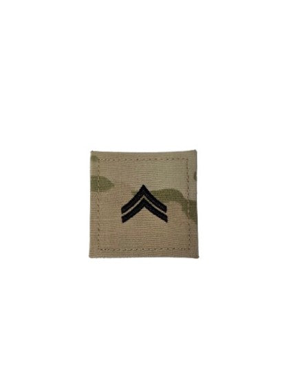 RANK W/VELCRO CORPORAL E-4 OCP - 0834