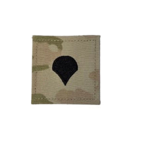 RANK W/VELCRO SPEC E-4 OCP - 0835