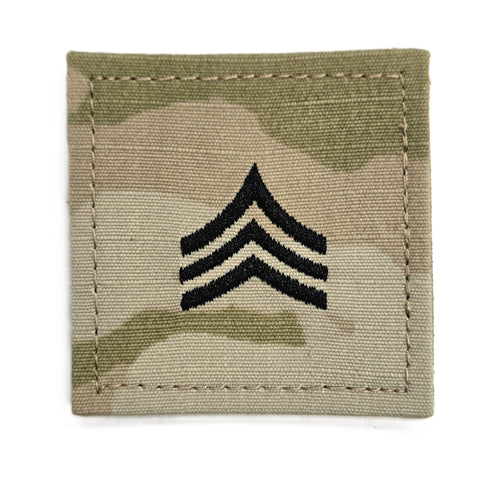 RANK W/VELCRO SGT E-5 OCP - 0836