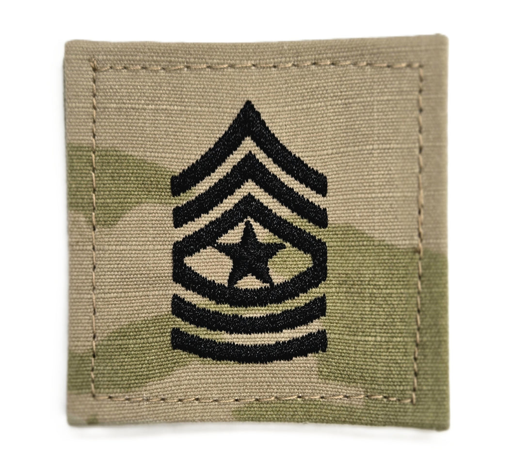 RANK W/VELCRO SGM E-9 OCP - 0841