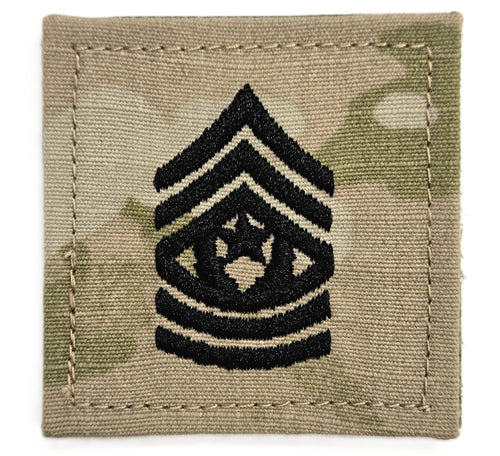 RANK W/VELCRO CSM E-9 OCP - 0842