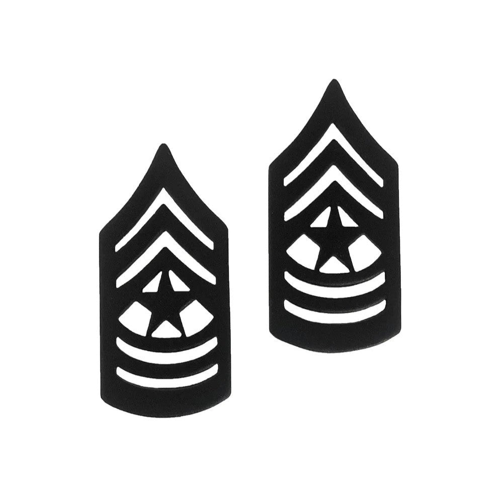RANK BLK MTL SGT MAJ E-9 - 2837