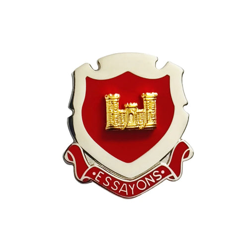 CREST REGIMENTAL ENGINER - 2986