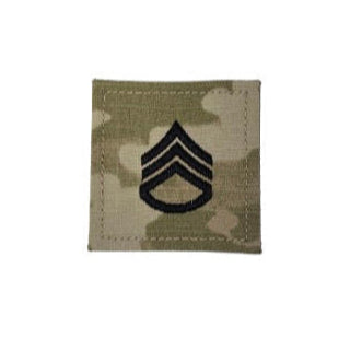 RANK W/VELCRO SSGT E-6 OCP - 837