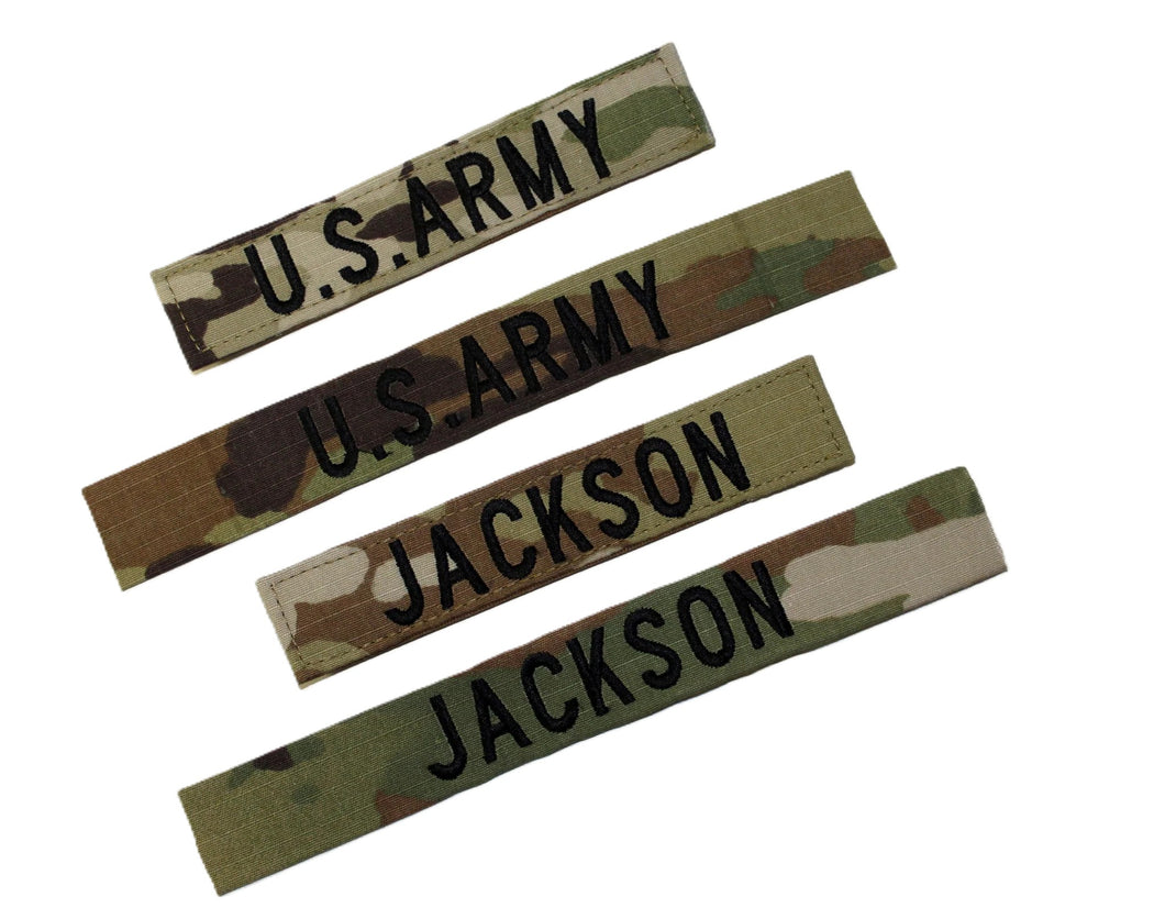 Custom 1"x3.75" Nametape Patch - Rip-Stop Cotton For Military & Operator Hats