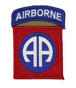 PATCH 82ND ABN W/TAB COLOR - P-82NDABWT-C