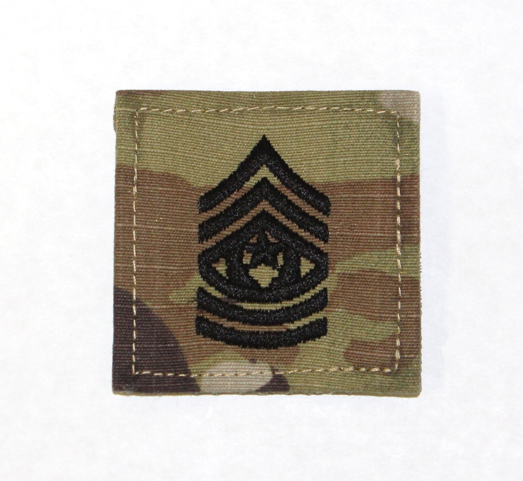 RANK W/VELCRO CSM E-9 OCP - 0842