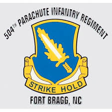 DECAL 504TH INF CREST - D27-A
