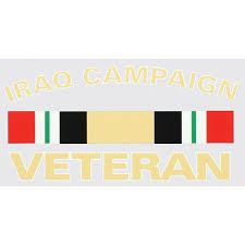 DECAL IRAQ CAMP VETERAN - D38