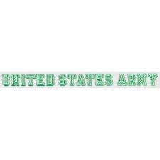 DECAL U.S. ARMY 18" - D43-A