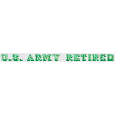 DECAL US ARMY RETIRED - D43-AR